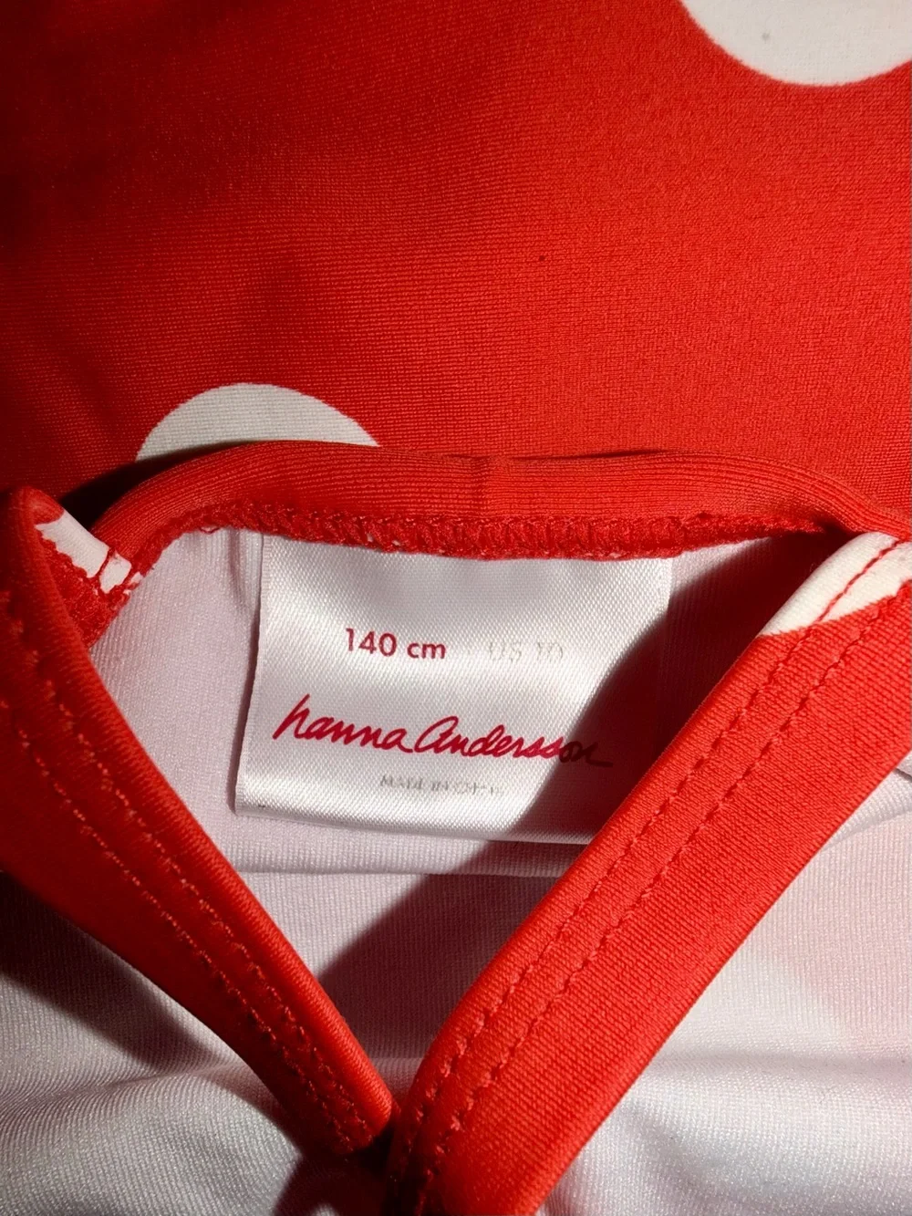 Hanna Andersson 2pc swim - Top size 140; Bottoms are 130